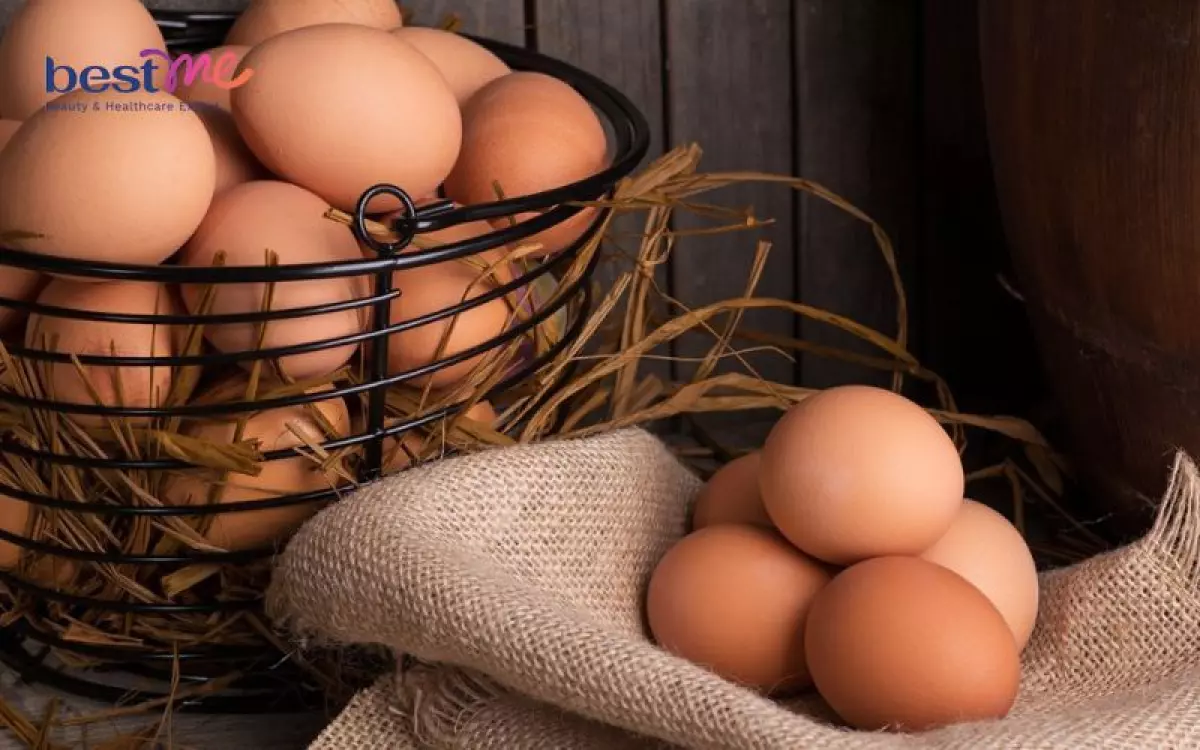 Trứng gà chứa hàm lượng protein cao