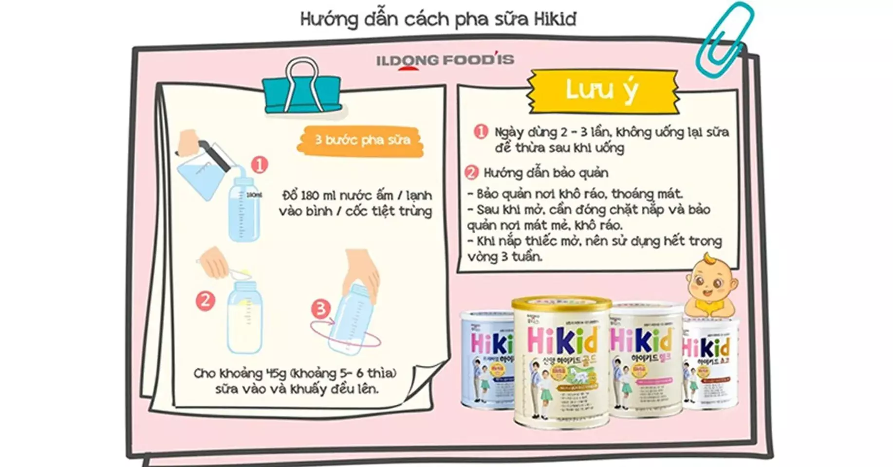 Sữa Hikid hương vani có tốt cho con bạn?