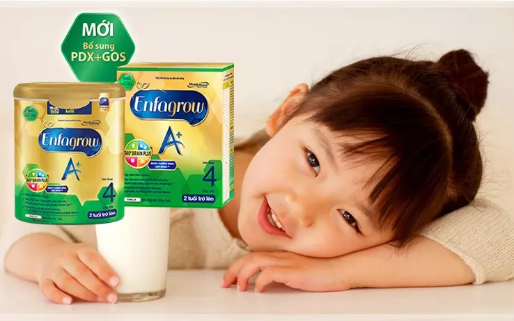 Sản phẩm Sữa EnfaGrow A+ 4 tăng cường phát triển thể chất cho bé yêu