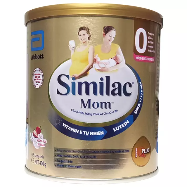 Sữa Similac Mom IQ hương sữa chua dâu, hộp 400g