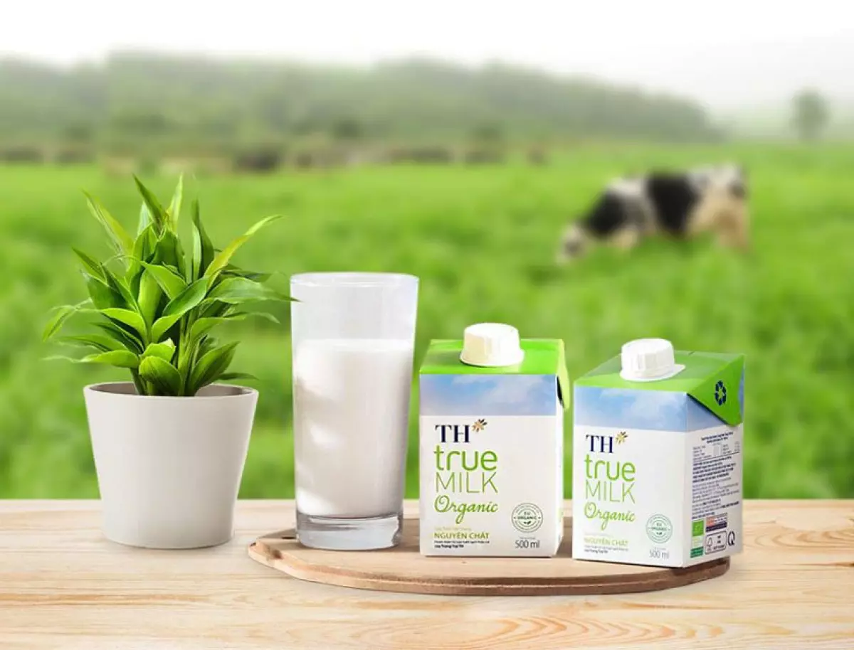 Sữa tươi TH True milk organic hữu cơ hộp 500ml
