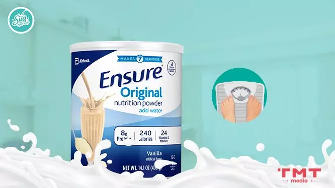 Uống sữa Ensure có tăng cân không?