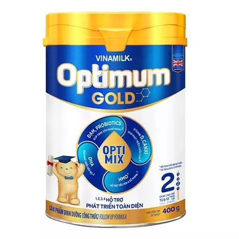 Sữa Optimum Gold số 2 lon 400g cho trẻ 6-12 tháng tuổi