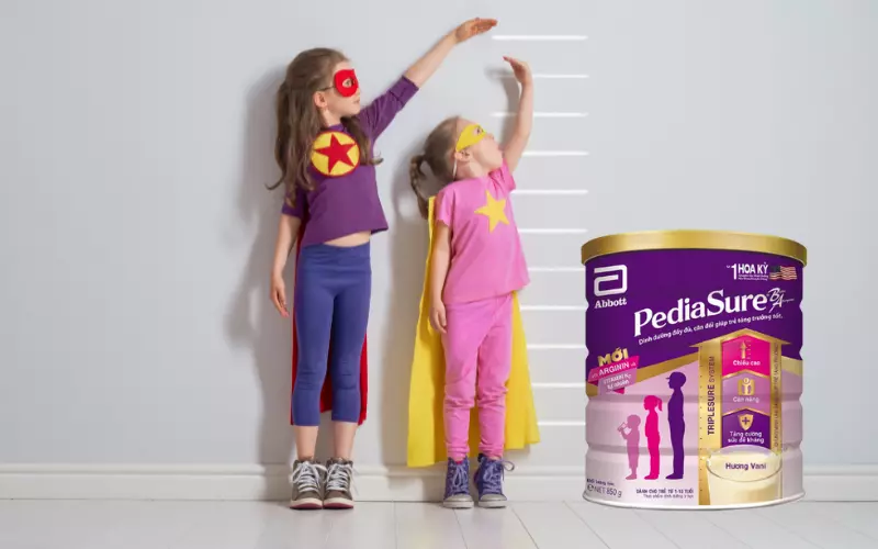 Pediasure - Sữa bột giúp trẻ 1 tuổi tăng chiều cao