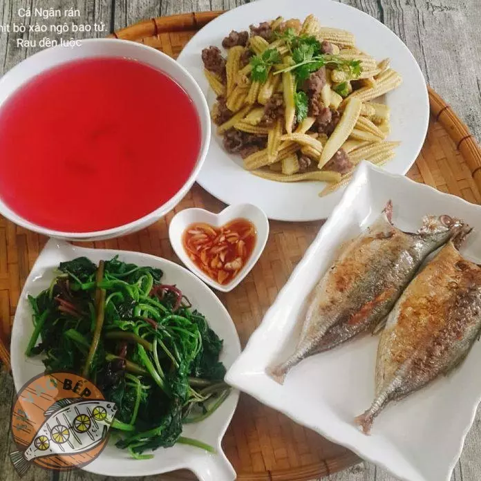 Thực đơn hàng ngày đều là những món ăn quen thuộc trong các gia đình Việt.