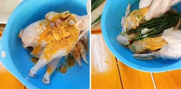 Cách nấu gà hấp hành nguyên con đơn giản tại nhà