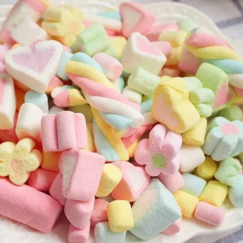 Kẹo bông marshmallow có độ mềm, xốp, vị ngọt vừa phải dễ ăn