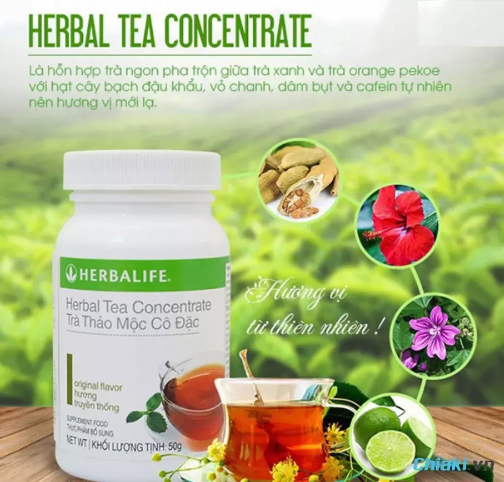 Trà giảm cân thảo mộc Herbalife Tea Concentrate