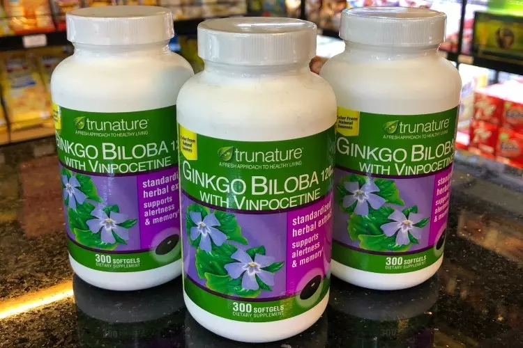 Thực phẩm chức năng TruNature Ginkgo Biloba with Vinpocetine