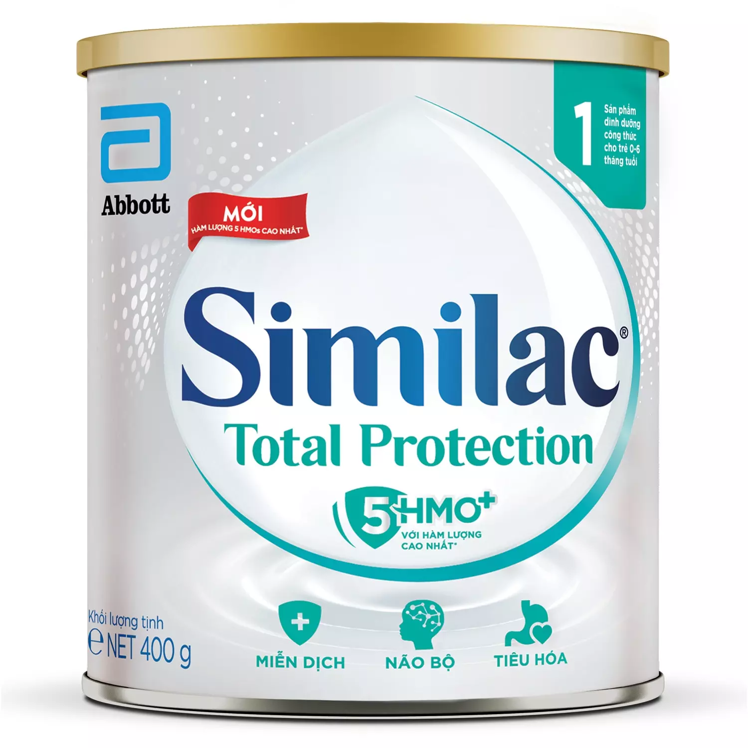 Sữa Similac Total Protection số 1 400g cho bé 0-6 tháng tuổi (Mẫu mới)
