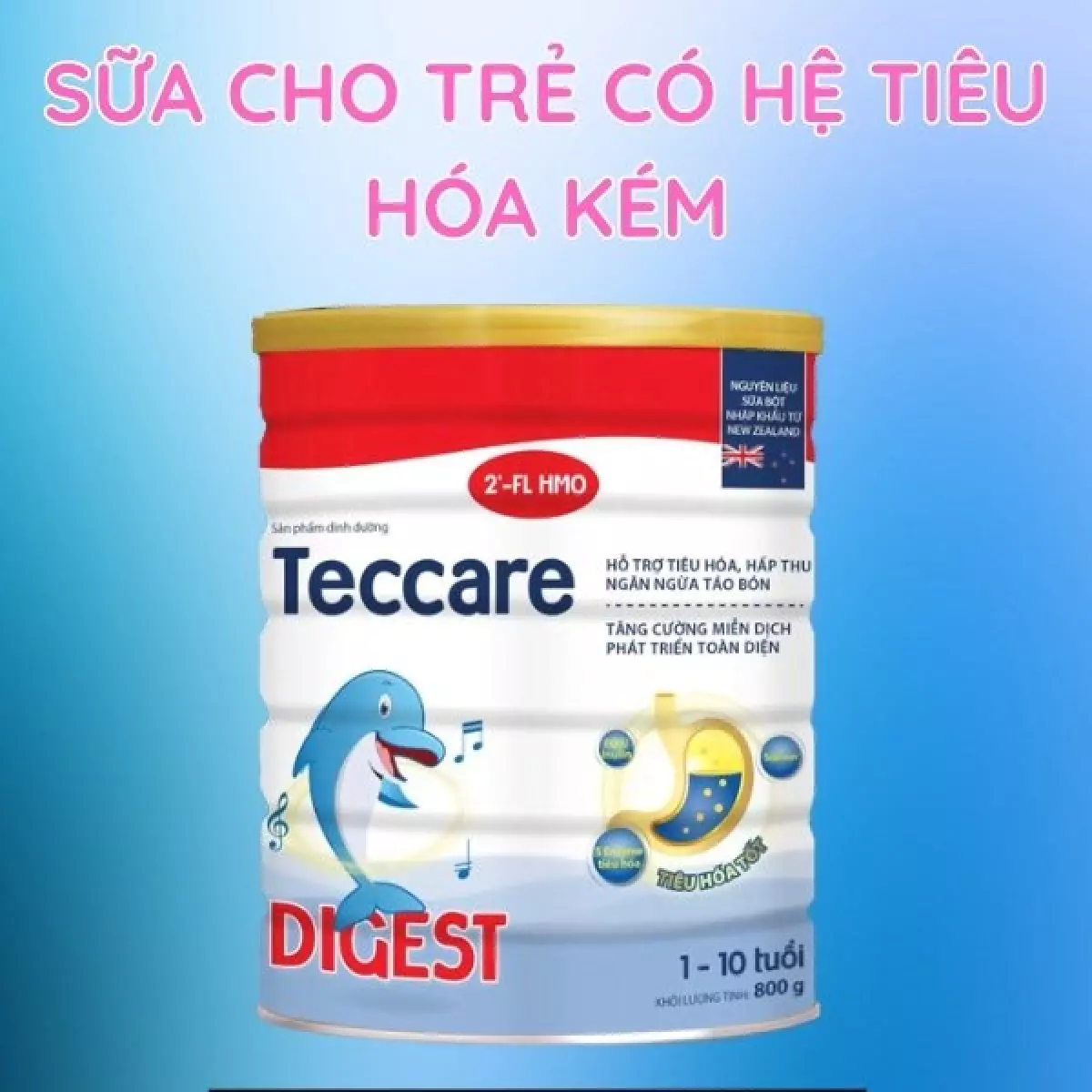 Sữa Teccare Digest dành cho trẻ có hệ tiêu hóa kém