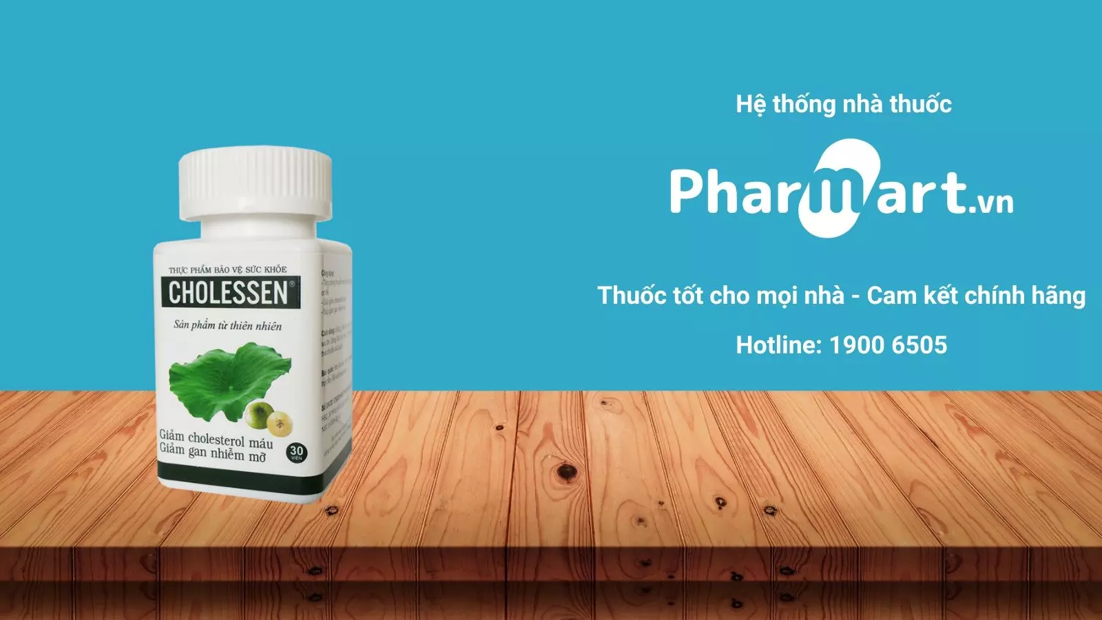 Cholessen hiện đang được bán chính hãng tại Nhà thuốc Pharmart.vn