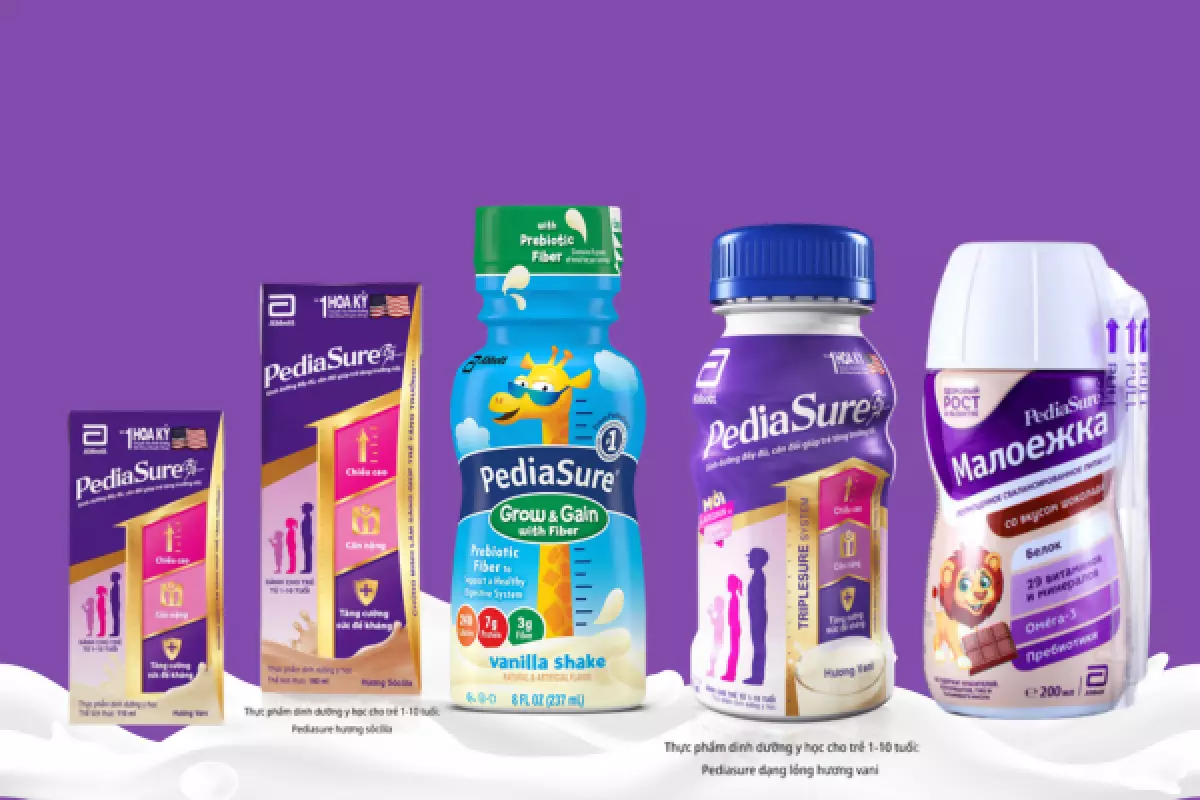 Sữa Pediasure pha sẵn cho bé 1 tuổi giàu dưỡng chất cho bé phát triển toàn diện.