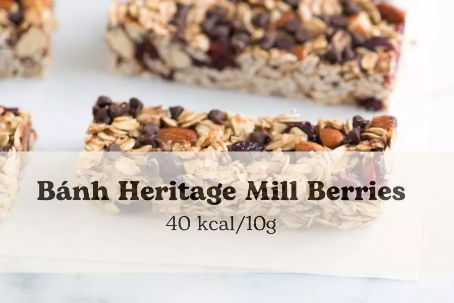 Heritage Mill Berries - Một loại bánh ăn kiêng giảm cân với nguồn gốc từ Australia.