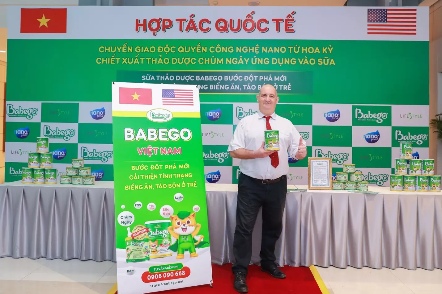 Babego ứng dụng công nghệ Nano thảo dược trong ngành sữa