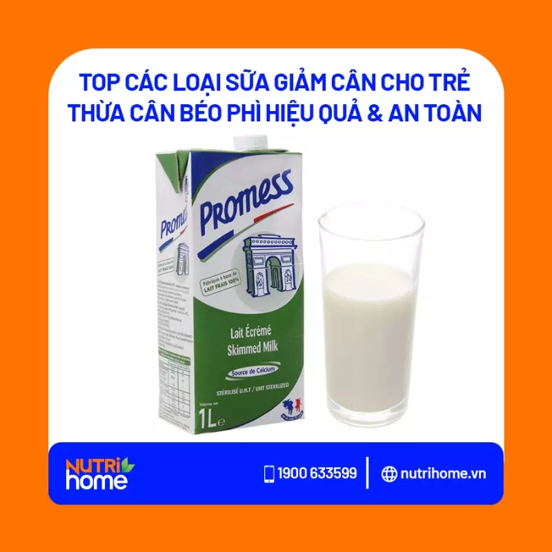 sữa nào tốt cho trẻ thừa cân, Sữa tươi tách béo So Natural nhập Úc