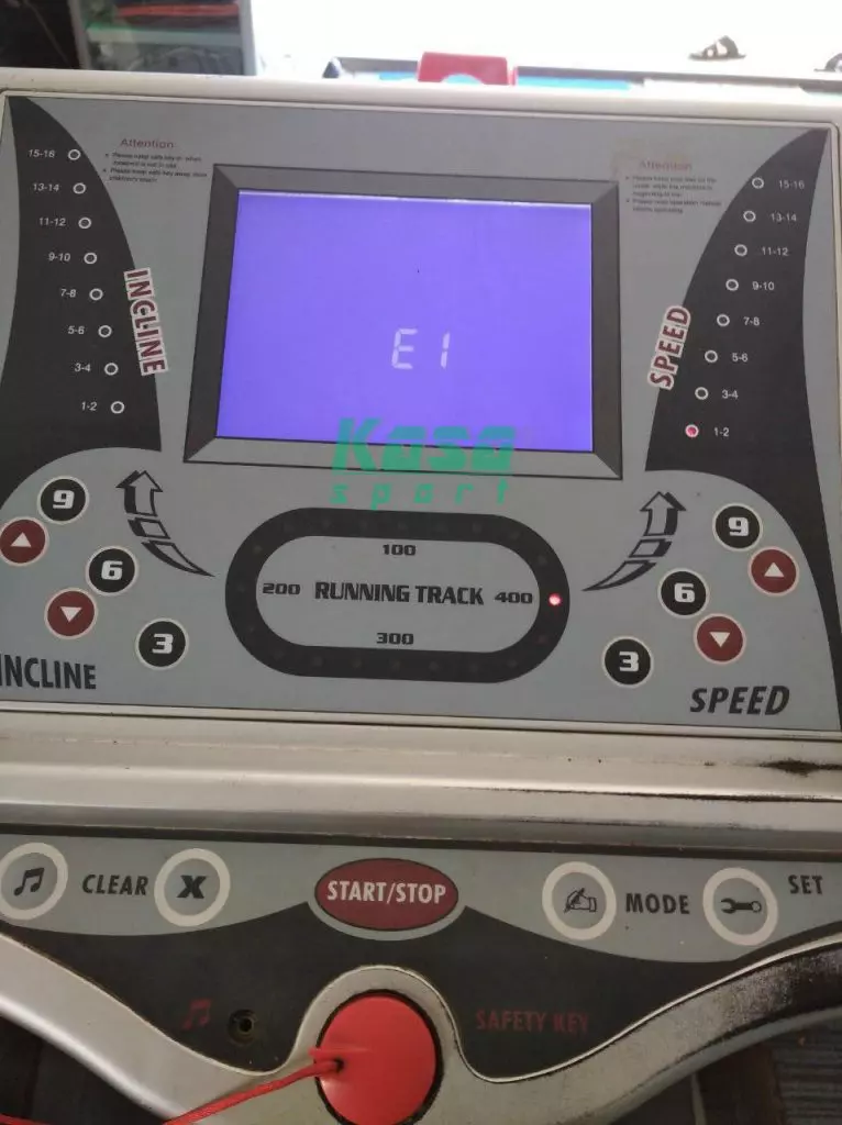 máy chạy bộ lỗi e1