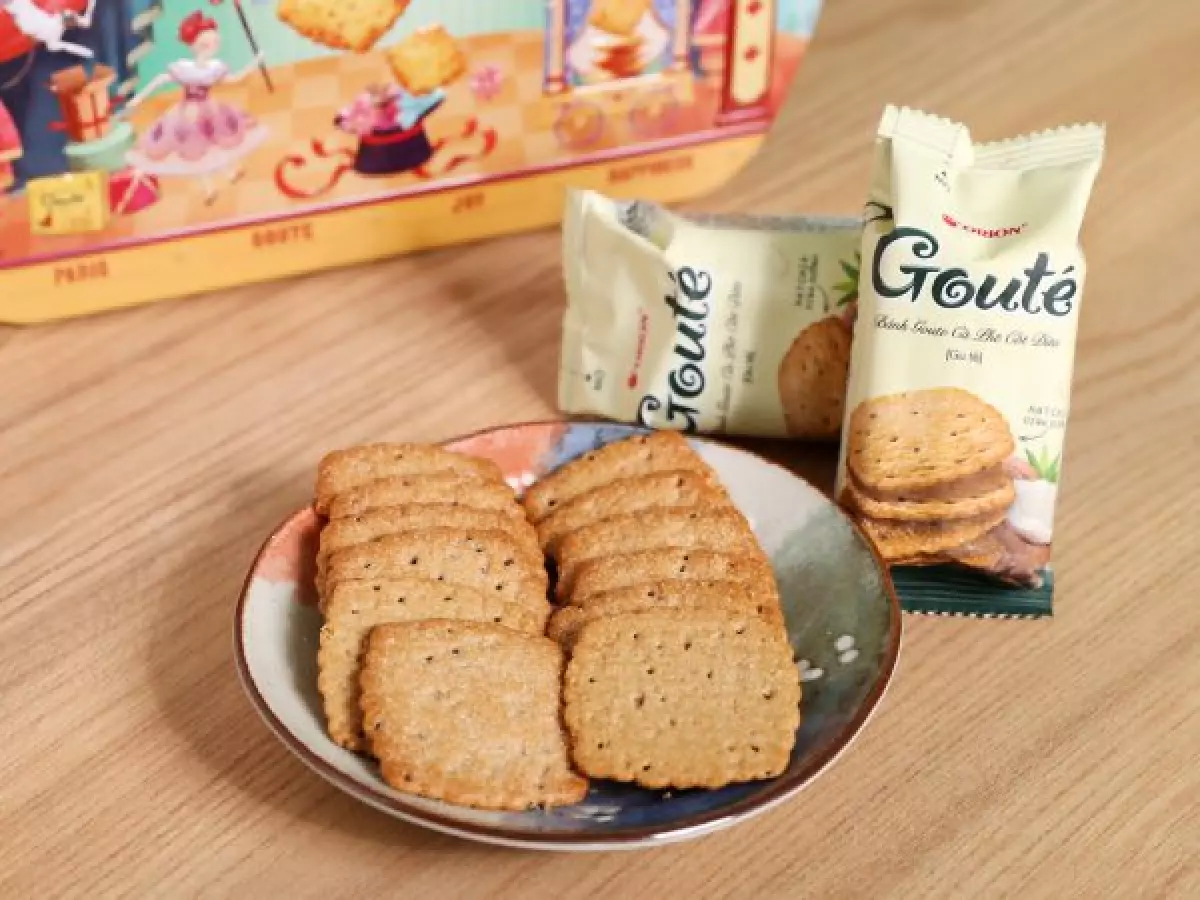 Bánh quy Goute bao nhiêu calo?