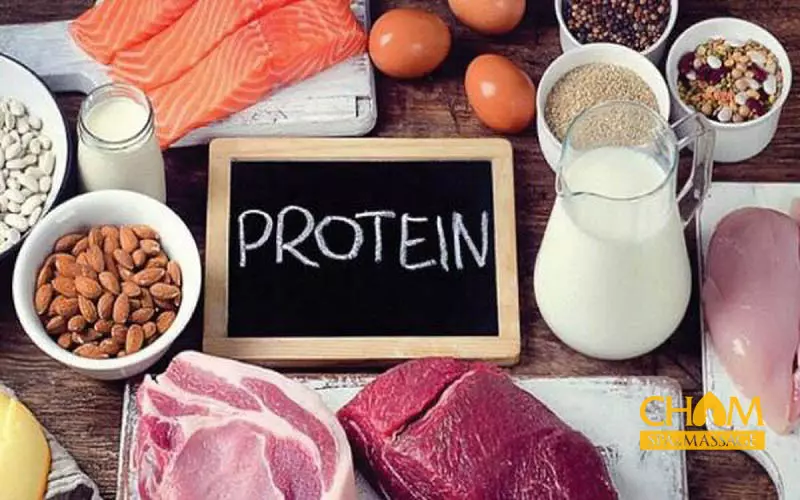 Protein là thực phẩm không thể thiếu trong quá trình giảm mỡ bắp tay Cham Spa Massage