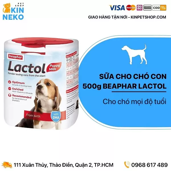 Mua sữa Beaphar Lactol cho chó con tại Ki Neko