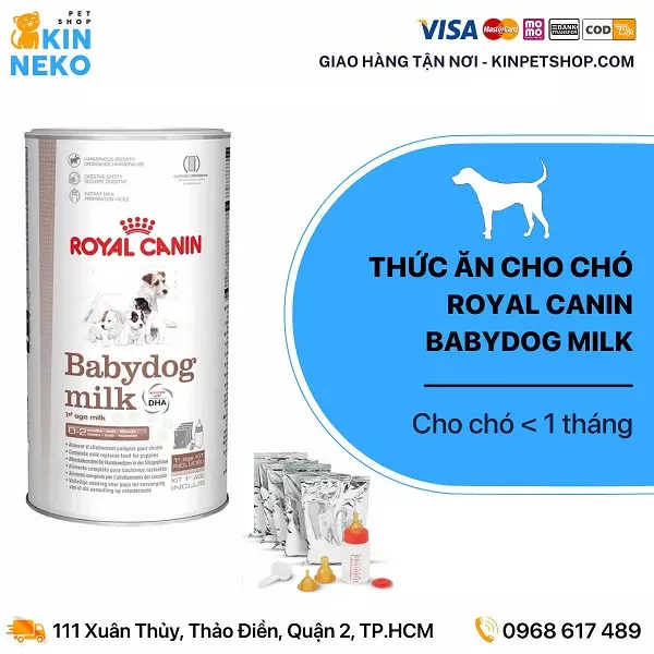 Royal Canin Baby Dog Milk - Sữa dành cho chó con mới chào đời