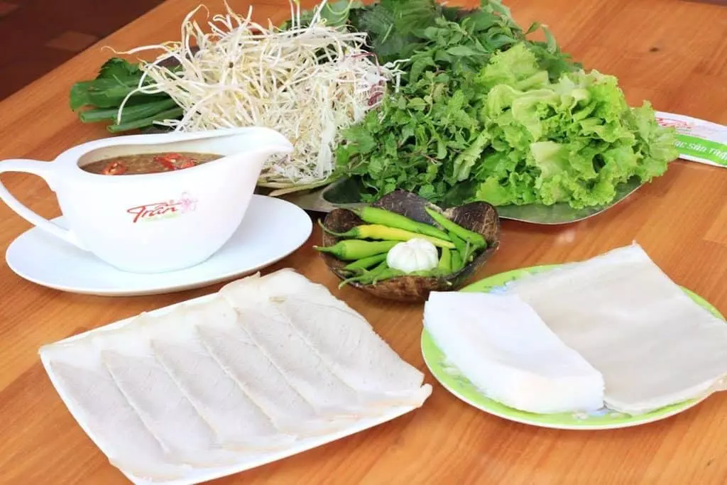 Quán bánh tráng thịt heo ngon ở Đà Nẵng