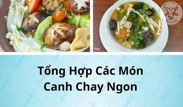 Canh nấm chay