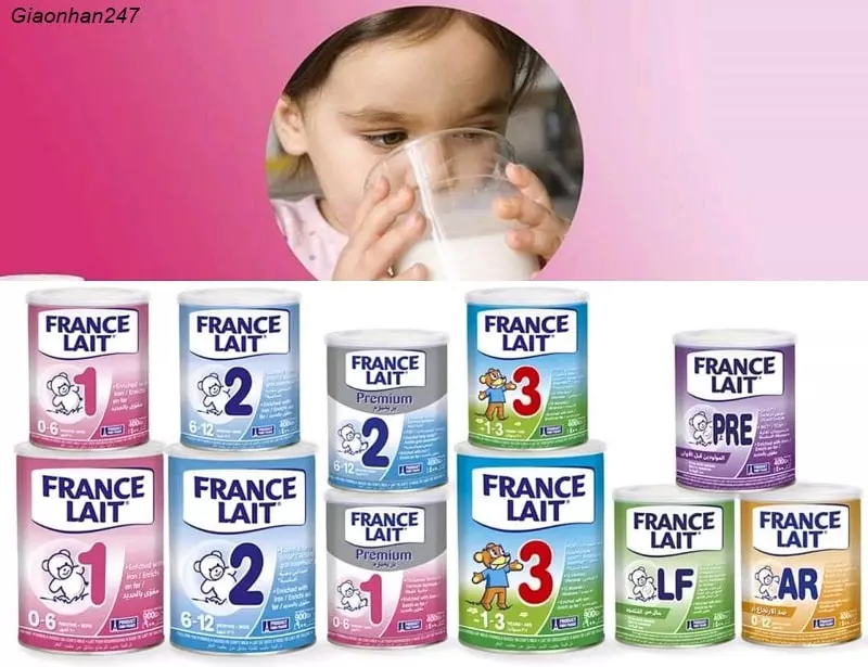 Các sản phẩm sữa France Lait