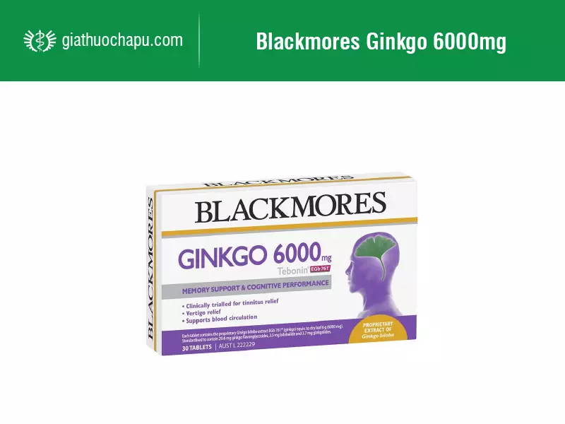 Blackmores Ginkgo 6000mg