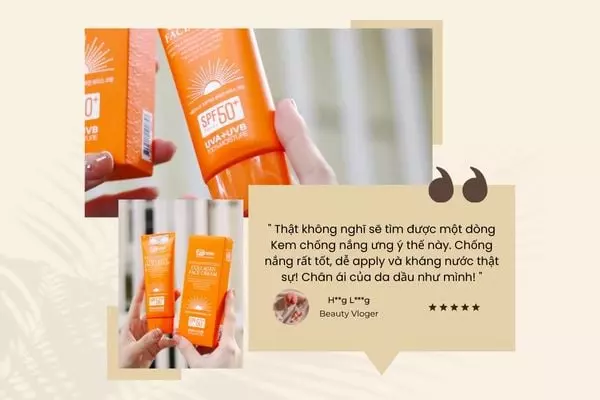Review Chi Tiết Kem Chống Nắng cho Da Mặt Benew Collagen Face Cream 70ml