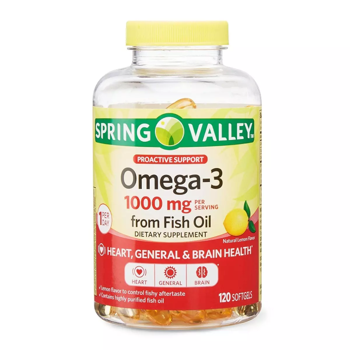 Spring Valley Omega 3 Fish Oil 1000mg