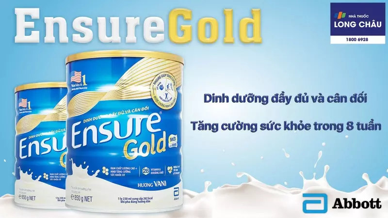 Sữa Ensure Gold hương vani 850g