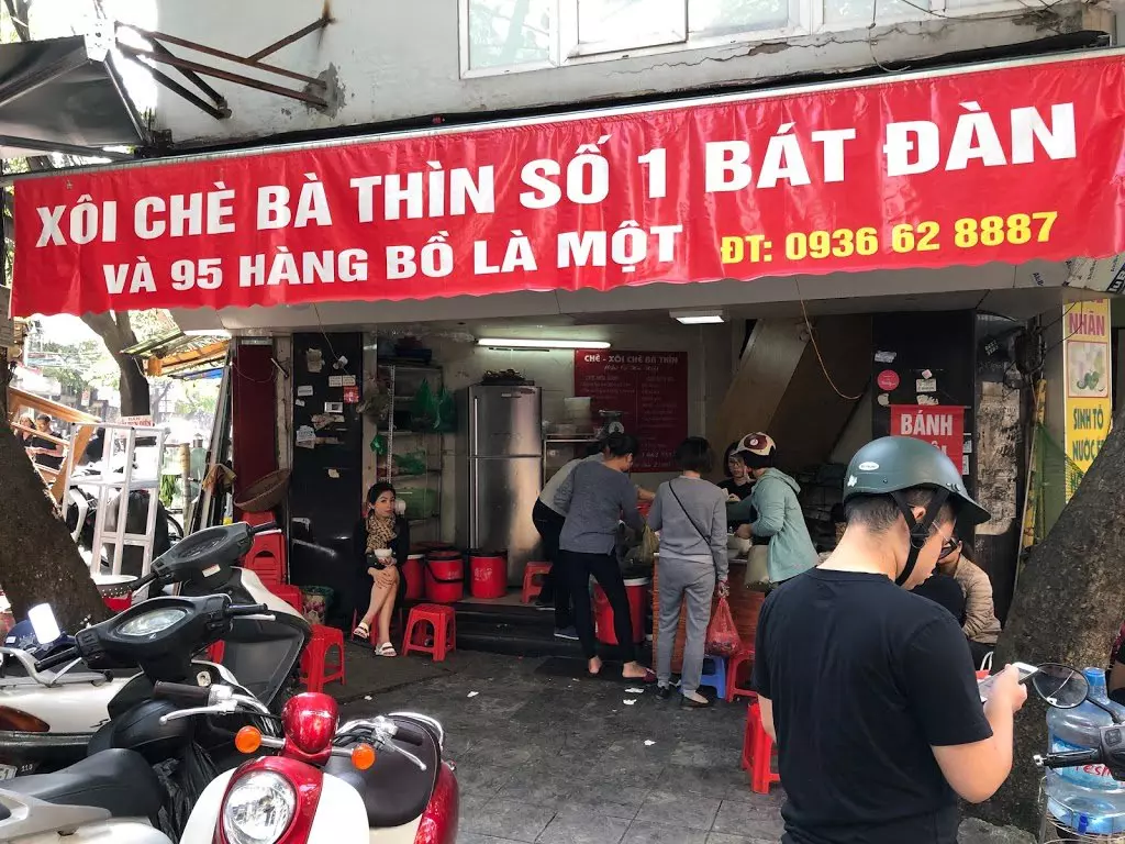 Xôi Chè Bà Thìn menu
