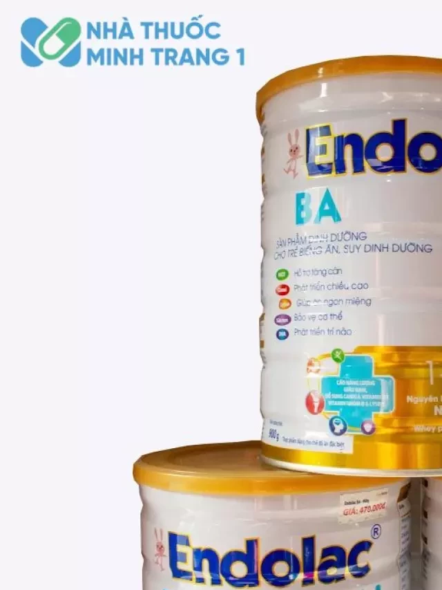   Sữa Endolac BA: Bổ sung dinh dưỡng cho sự phát triển của trẻ suy dinh dưỡng và trẻ biếng ăn
